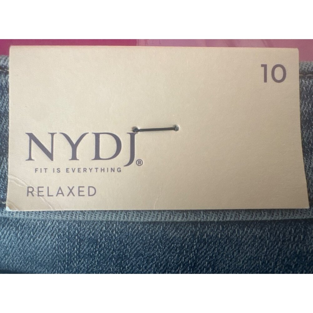 NYDJ Emma Relaxed Fit Size 10 Jeans Lift Tuck Technology Medium Wash NEW - Picture 12 of 14